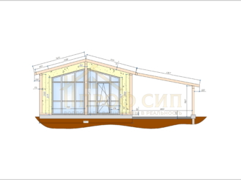 Проект О-43 - Одноэтажные дома из СИП панелей