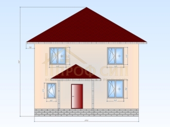 Проект Д-157 - Двухэтажные дома из СИП панелей