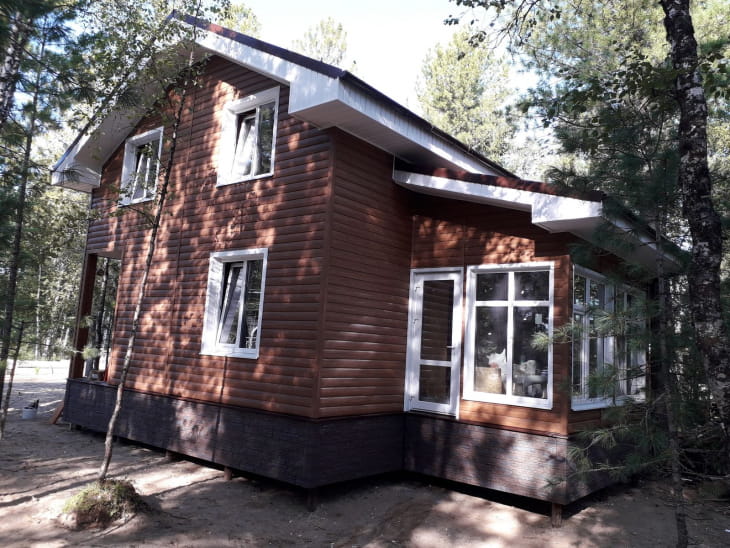 Проект М-98 - Одноэтажные дома из СИП панелей в г.Кирове